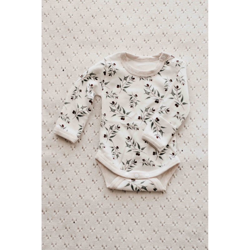 Bencer & Hazelnut Jersey Cotton Bodysuit - Ray Organic Baby Clothing Bencer & Hazelnut 