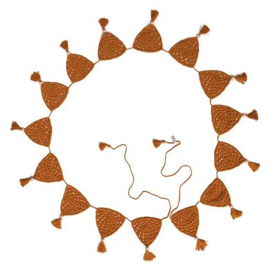 Hand Crochet Boho Bunting - Turmeric - Petit Luxe Bebe