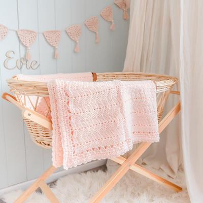 Hand Crochet Boho Bunting - Peach Bunting OB Designs 