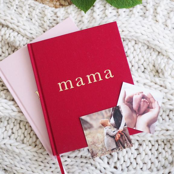 Mama - Tell me About It, Maroon Journal - Petit Luxe Bebe