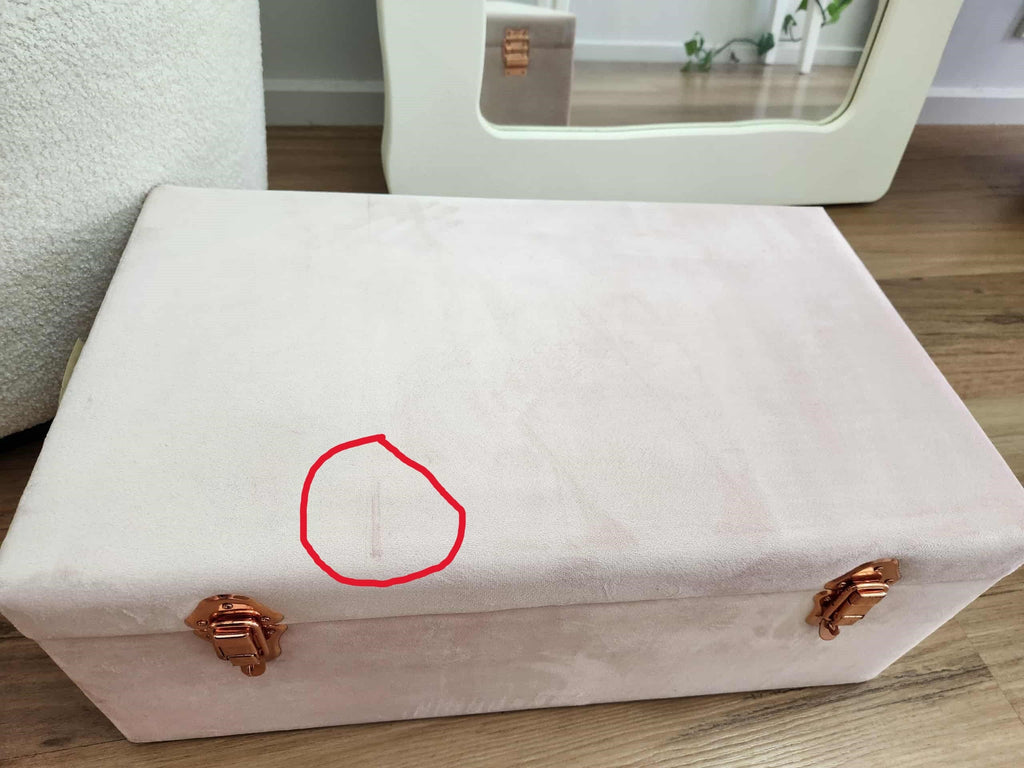 Luxe Velvet Storage Case Set – Dusty Pink (Seconds) Storage Petit Luxe Bebe 