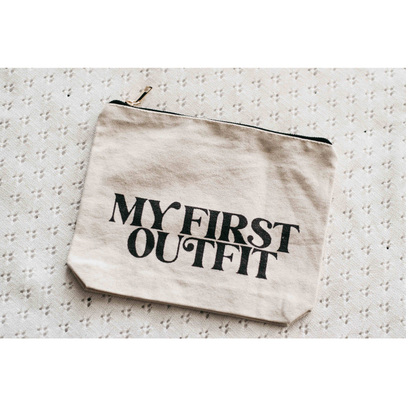 Bencer & Hazelnut 'My First Outfit' or 'Coming Home' Keepsake Pouches Organic Baby Clothing Bencer & Hazelnut My First Outfit 