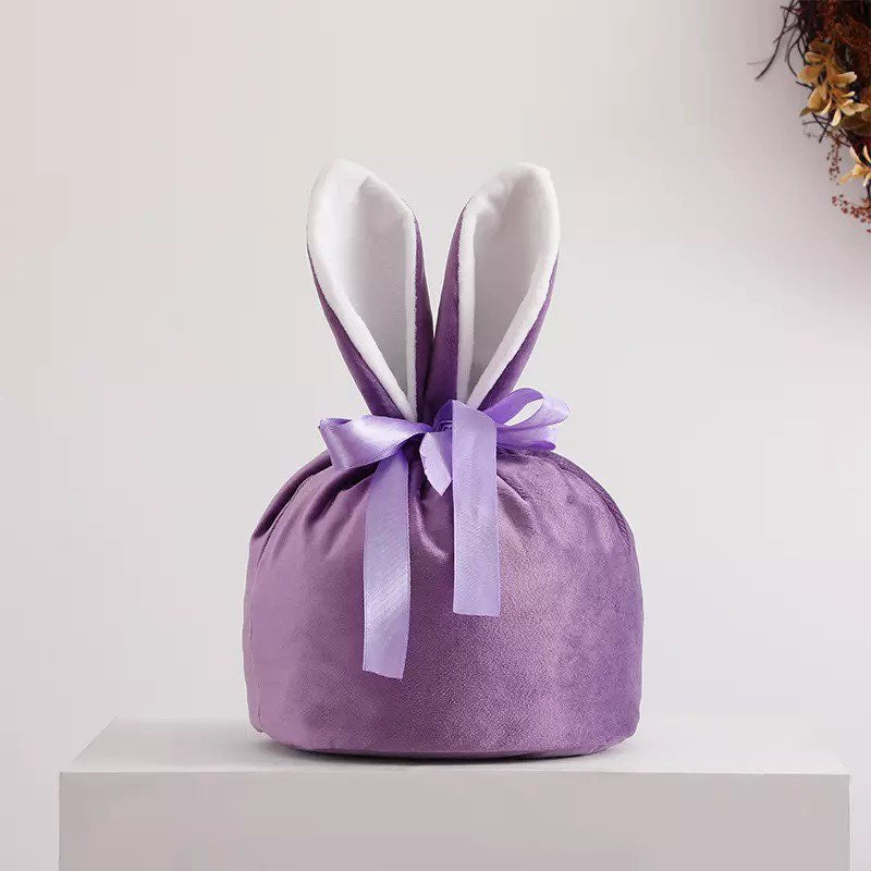 Personalised Easter Bunny Baskets Easter Basket Petit Luxe Bebe Purple 