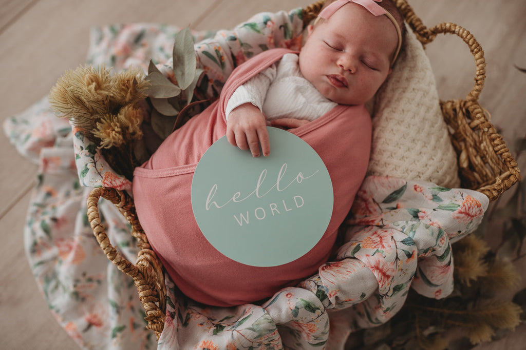 Wattle - Organic Muslin Baby Wrap Baby Wraps Snuggle Hunny Kids 