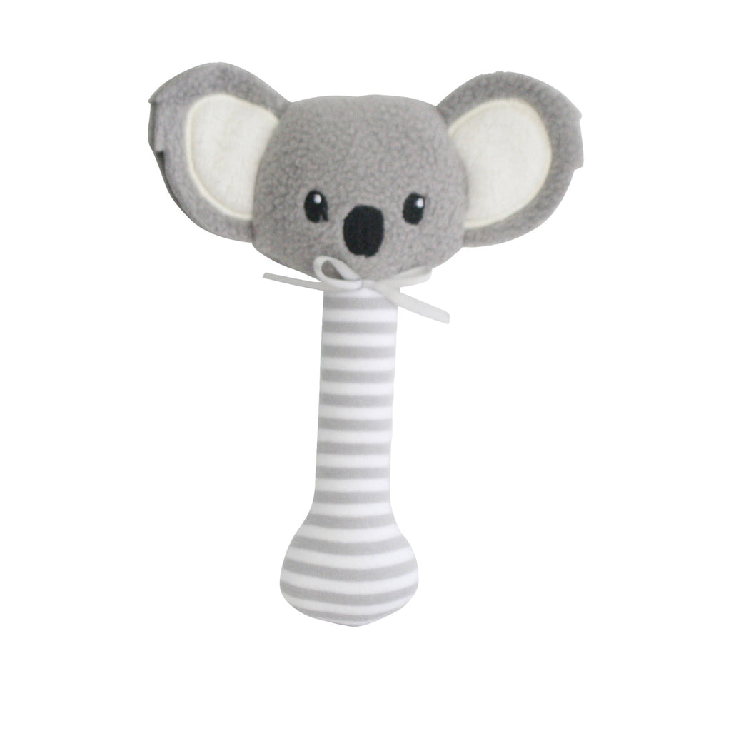 Alimrose Koala Baby Stick Rattle Grey Baby Toys Alimrose 
