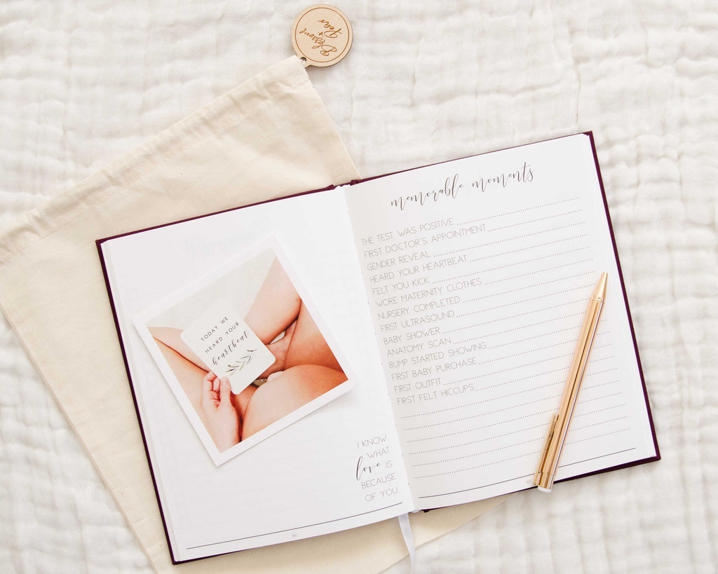 HELLO LITTLE MAMA Modern Pregnancy Journal - Petit Luxe Bebe