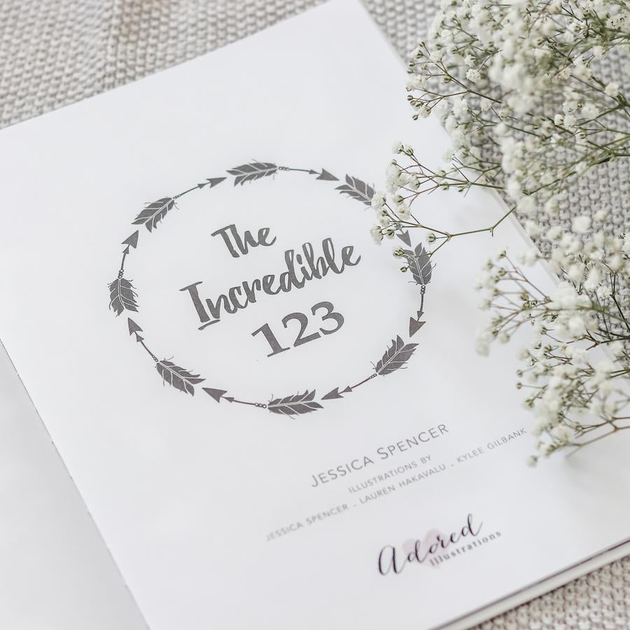 The Incredible 123 Book - Petit Luxe Bebe