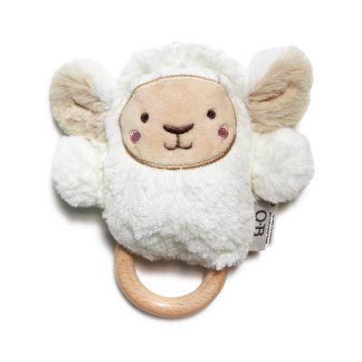 OB Designs Soft Baby Rattle Toy - Lee Lamb Baby Toys OB Designs 