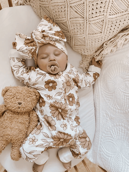 LITTLE B s Baby Jumpsuit Bow Set Blossom Newborn Bebe Clothing