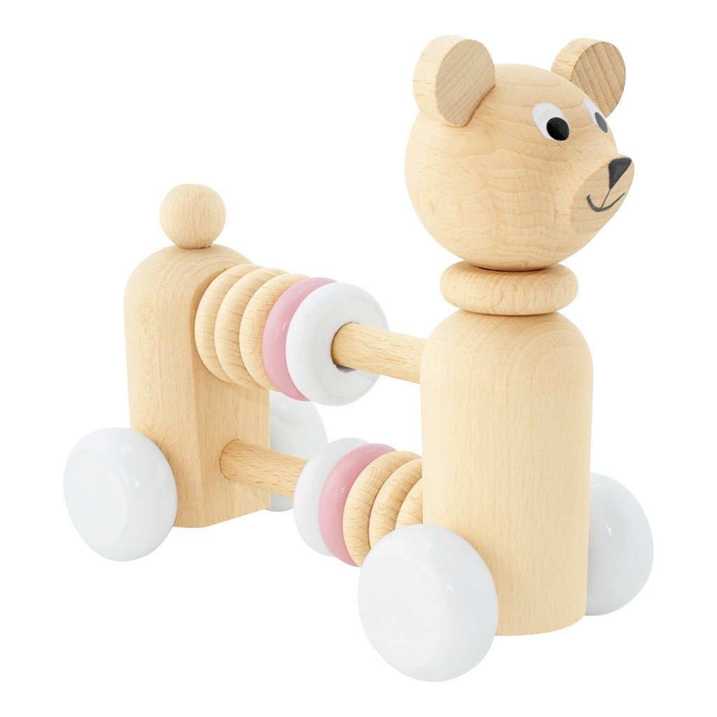 Nala - Wooden Counting Bear Toy With Beads - Petit Luxe Bebe