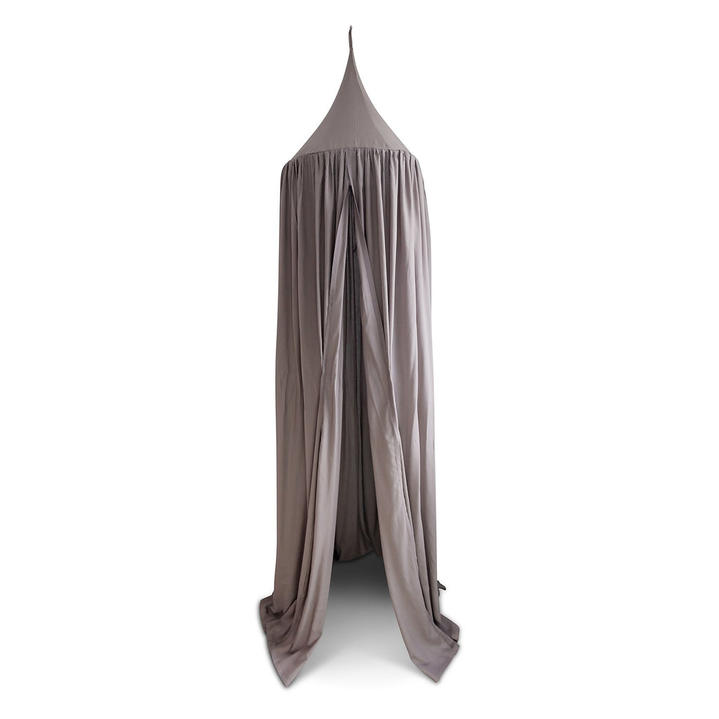 Linen Cot Canopy - Platinum - Petit Luxe Bebe