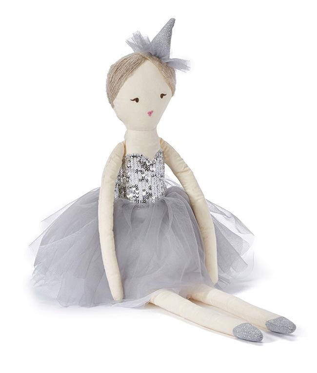 Nana Huchy Princess Marshmallow Doll (Silver) - Petit Luxe Bebe