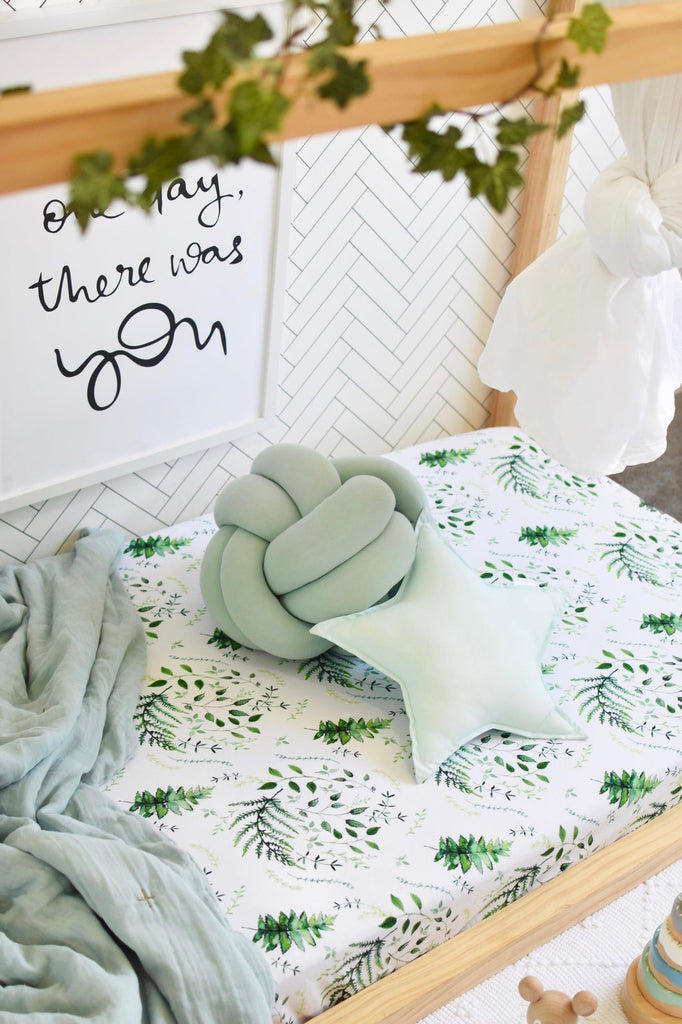 Enchanted Jersey Cotton Fitted Cot Sheet - Petit Luxe Bebe
