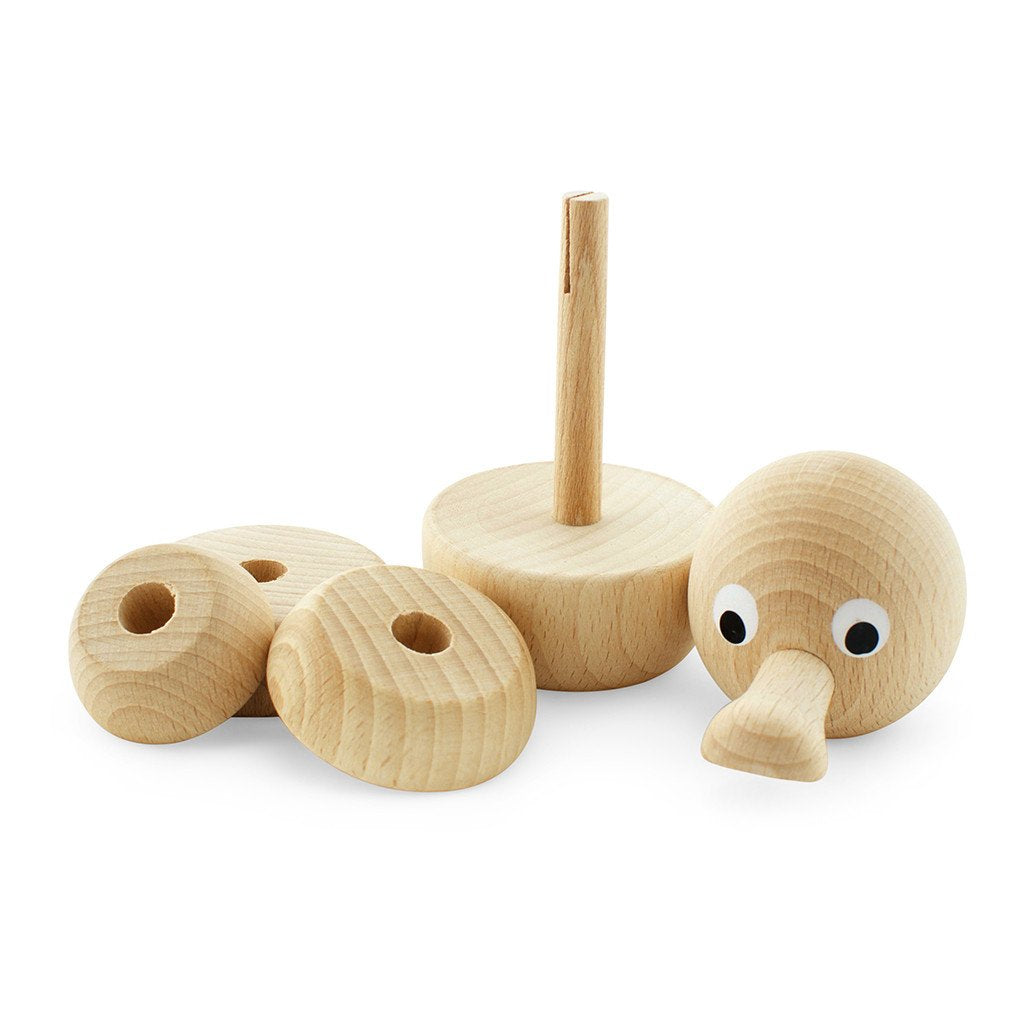 Franklin - Wooden Stacking Duck Puzzle - Petit Luxe Bebe
