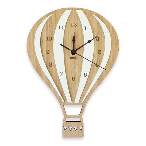Hot Air Balloon Wall Clock - 掛け時計、壁掛け時計