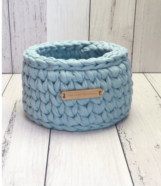 Handmade Crochet Basket - Small - Petit Luxe Bebe