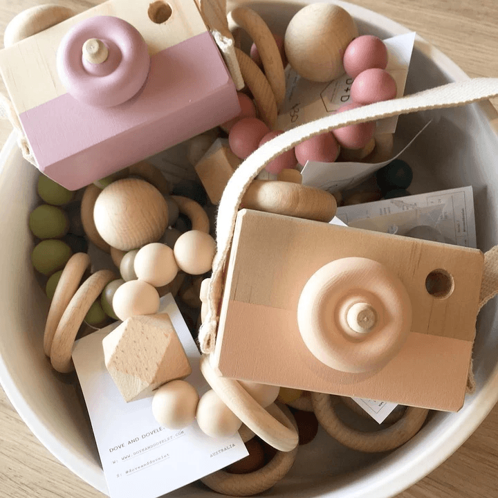 Wooden Toy Camera - Casa Talec - Petit Luxe Bebe